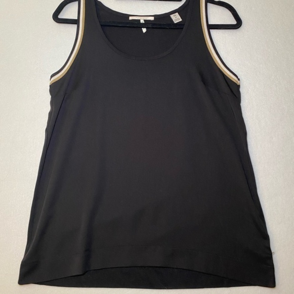 Scotch & Soda Maison Women's Black Tank Shirt Knit Trim Sleeveless Size XS